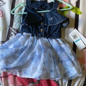 Baby girls Calvin Klein jean dress